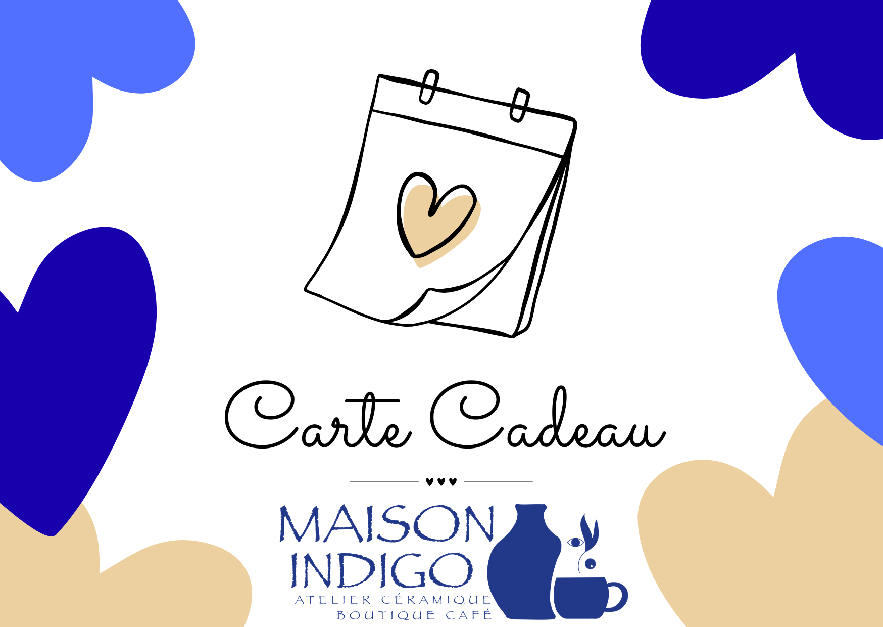 CARTE CADEAU MAISON INDIGO